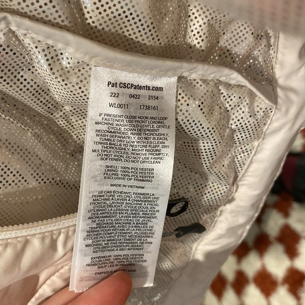 Columbia Omni-Heat White Long Hooded Winter Coat - Picture 4 of 5